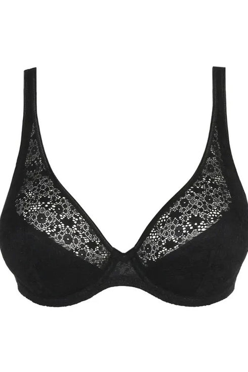 PrimaDonna Twist Epirus Half Padded Plunge Bra Black
